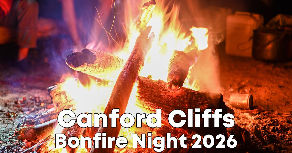 Bonfire Night in Canford Cliffs poster