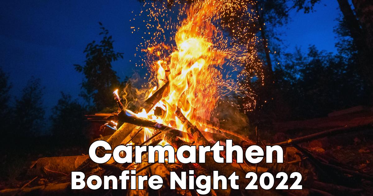 Bonfire Night in Carmarthen poster