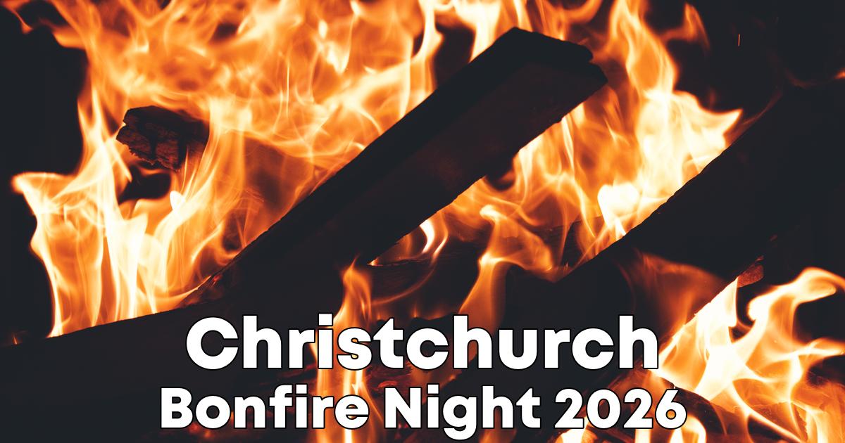 Bonfire Night in Christchurch poster