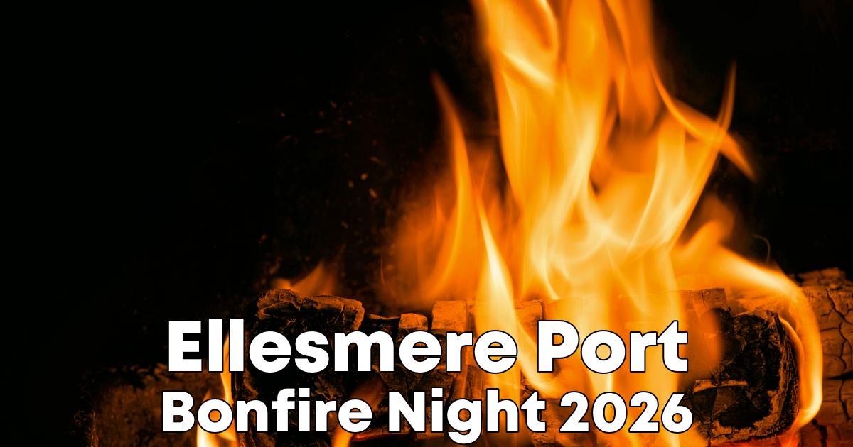 Bonfire Night in Ellesmere Port poster