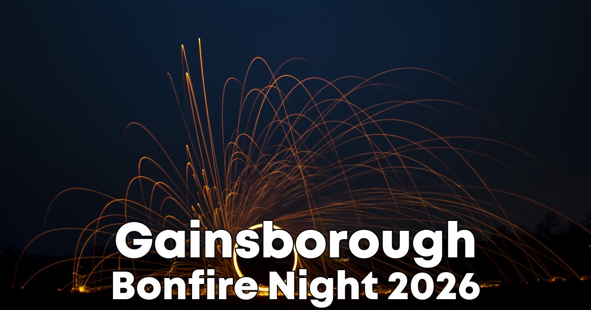 Bonfire Night in Gainsborough poster