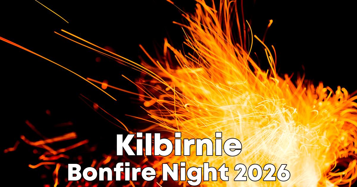 Bonfire Night in Kilbirnie poster