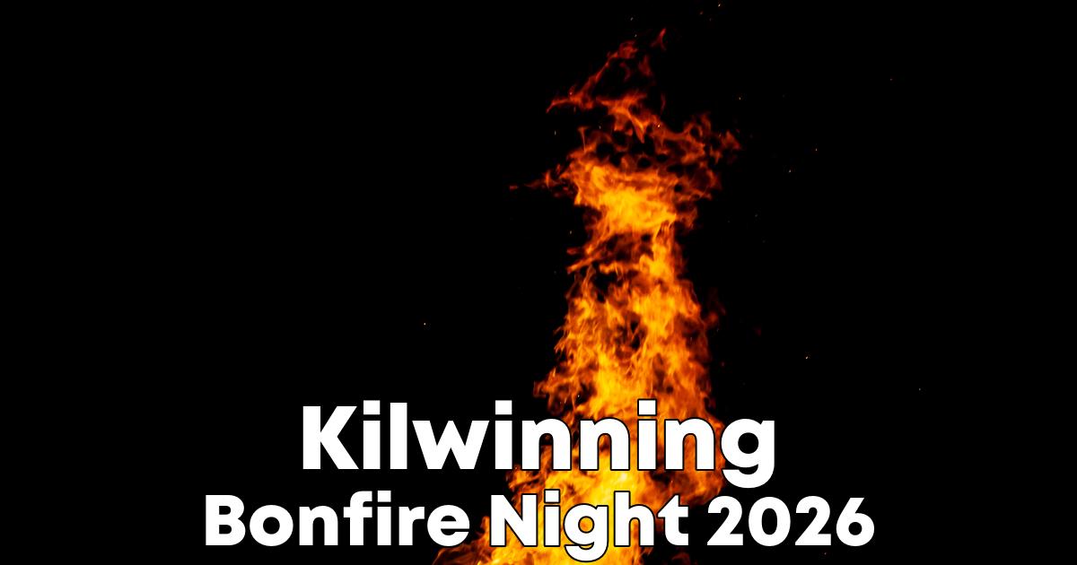 Bonfire Night in Kilwinning poster