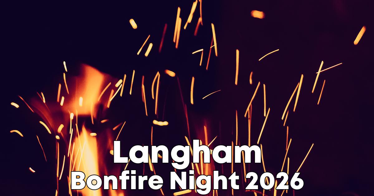 Bonfire Night in Langham poster