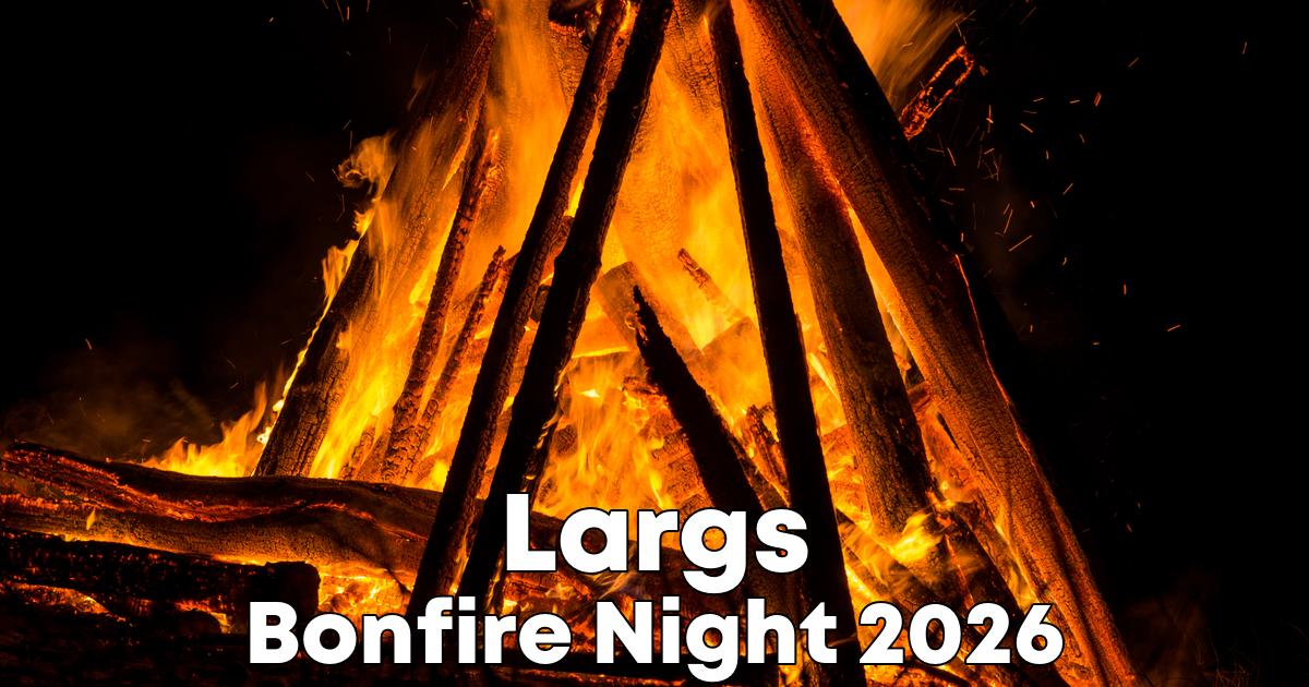 Bonfire Night in Largs poster