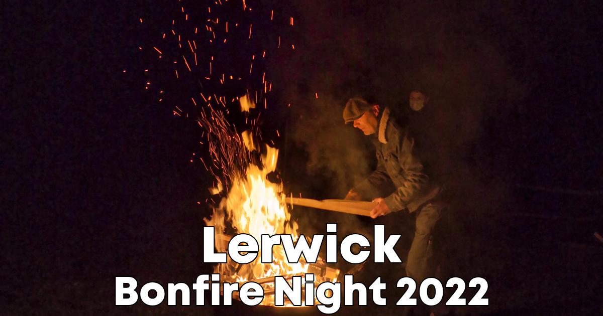 Bonfire Night in Lerwick poster