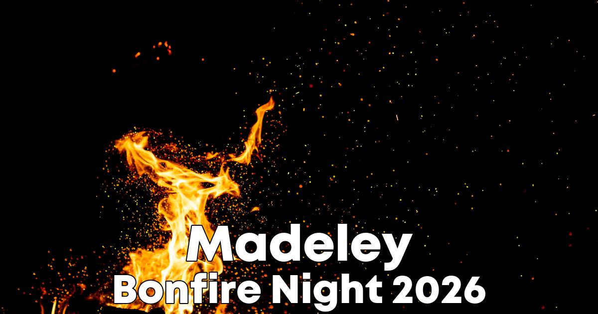 Bonfire Night in Madeley poster