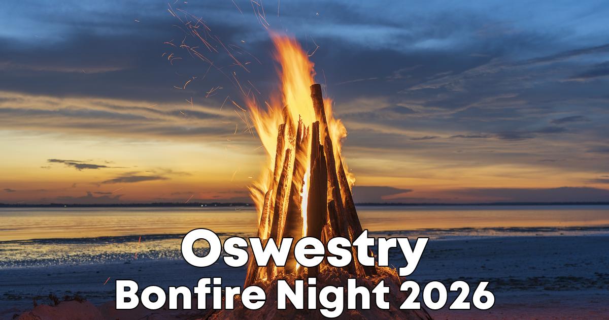 Bonfire Night in Oswestry poster