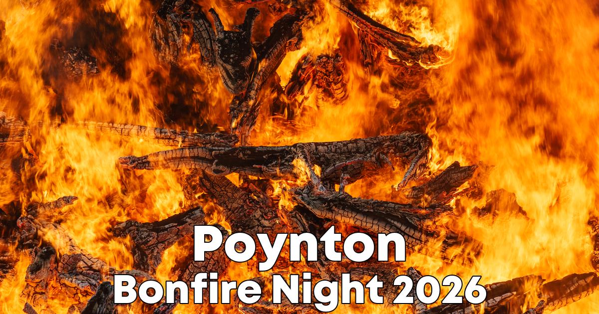 Bonfire Night in Poynton poster