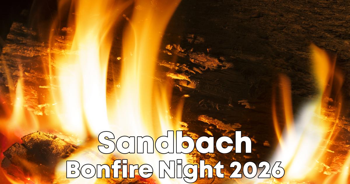Bonfire Night in Sandbach poster