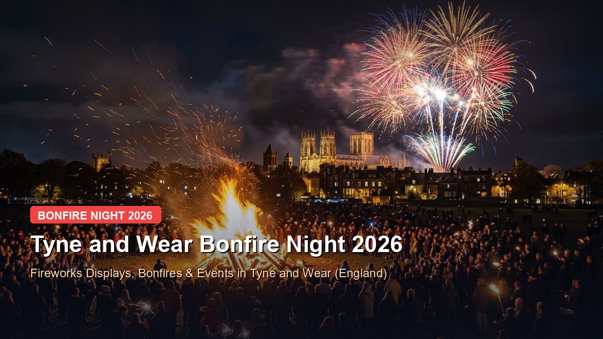 Bonfire Night in Tyne and Wear